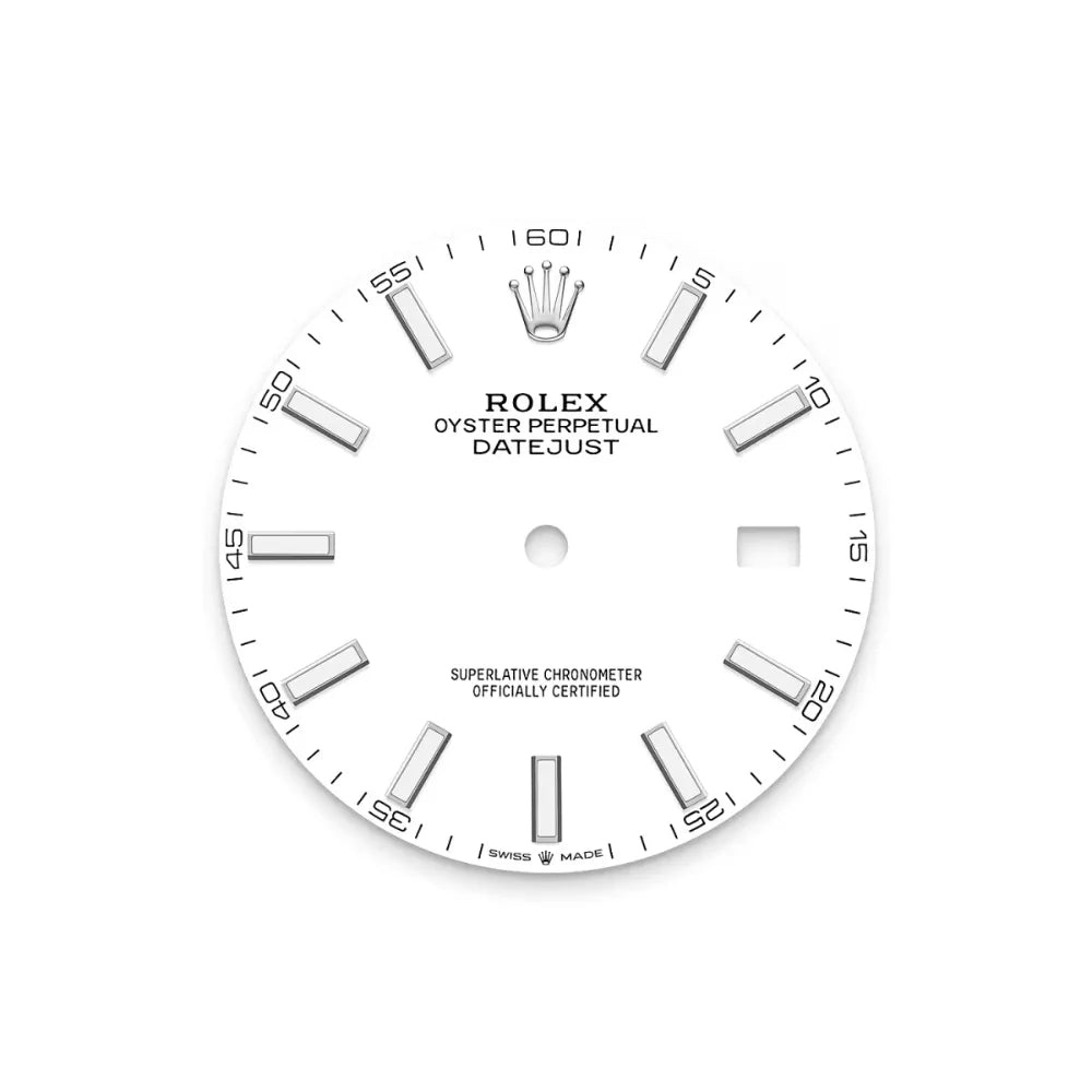 RL Datejust 41 White Dial Gold M126334-0009