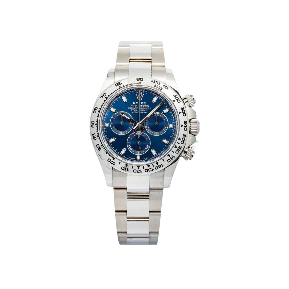 RL Daytona Chronograph 116509 Blue Dial, White Gold