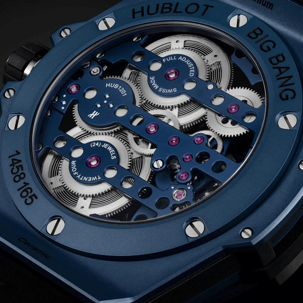 H Big Bang Meca-10 Ceramic Blue 45mm, Ref# 414.EX.5123.RX